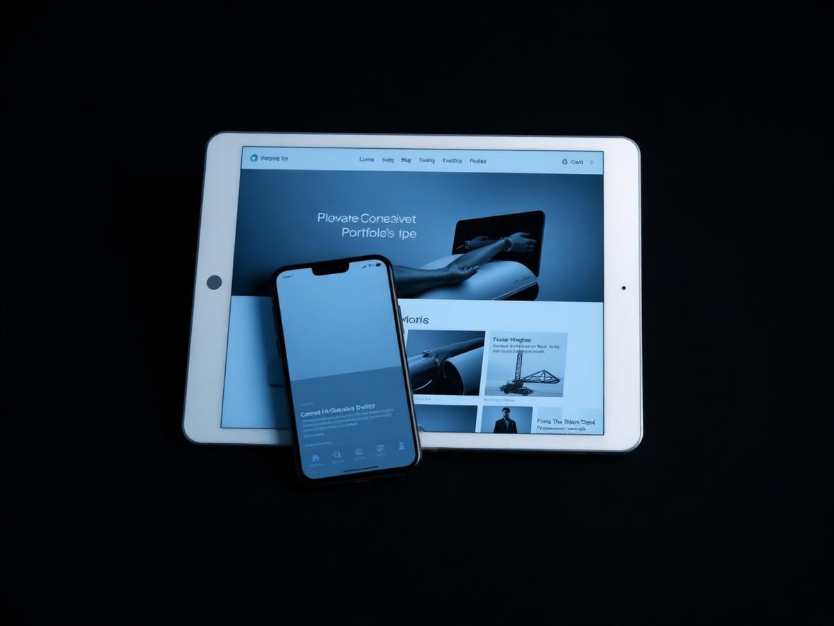 Studio Vante — Portfolio website design by SH Pixel Studio