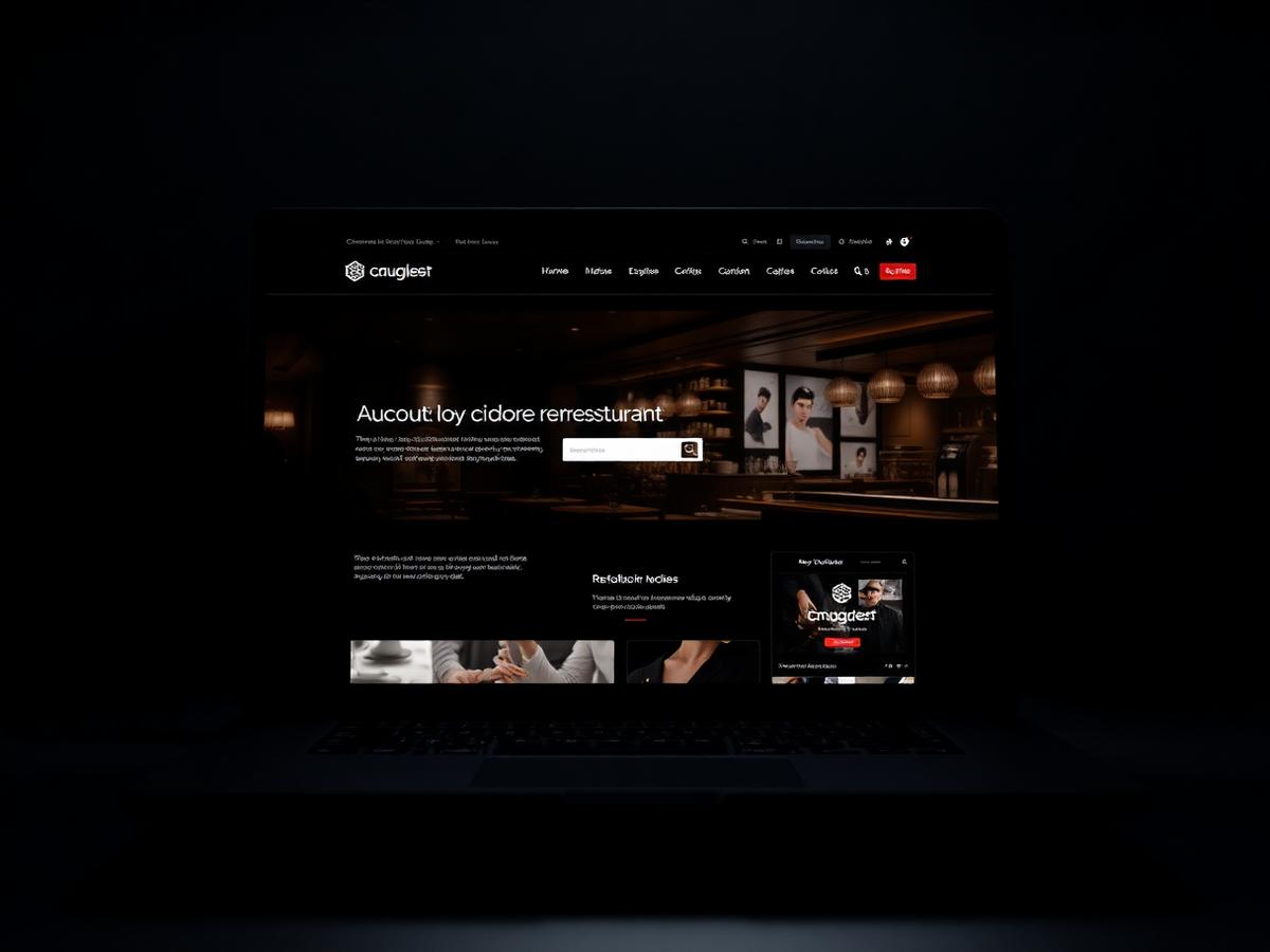 Aurea Dining — Restaurant website design by SH Pixel Studio